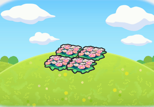 漂亮的花田