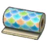 Colorful Fish Scale Tiling Wallpaper