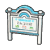 Slim Information Board